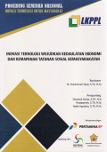 Prosiding seminar nasional inovasi teknologi untuk masyarakat 