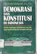 Demokrasi dan konstitusi di Indonesia