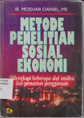 Metode penelitian sosial ekonomi: dilengkapi beberapa alat analisa dan penuntun penggunaan