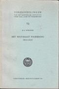 Het Sultanaat Palembang 1811-1825