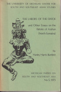 The labors of the datoe and other essays on the Bataks of Asahan (North Sumatra)