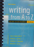 Writing from a to z: the easy-to-use refence handbook