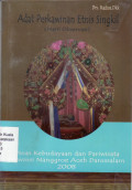 Adat perkawinan etnis singkil (hasil observasi)
