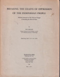 Breaking the chains of oppression of the Indonesian people: defense statement at his trial on charges of insulting the head of state
