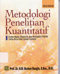 Metodologi penelitian kuantitatif: komunikasi, ekonomi, dan kebijakan publik serta ilmu-ilmu sosial lainnya