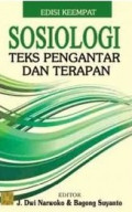 Sosiologi teks pengantar dan terapan