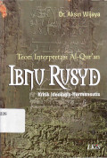 Teori interpretasi Ibnu Rusyd: kritik ideologis-hermeneutis