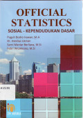 Official statistics: sosial - kependudukan dasar