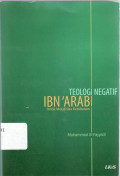 Teologi negatif ibn'arabi: kritik metafisika ketuhanan