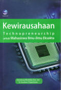 Kewirausahaan: technopreneurship untuk mahasiswa ilmu-ilmu eksakta