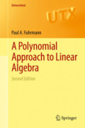 A Polynomial Approach to Linear Algebra
