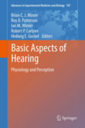 Basic Aspects of HearingPhysiology and Perception /