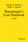 Ramanujan's Lost NotebookPart III /