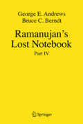 Ramanujan's Lost NotebookPart IV /