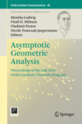 Asymptotic Geometric AnalysisProceedings of the Fall 2010 Fields Institute Thematic Program /