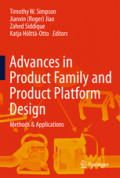 Advances in Product Family and Product Platform DesignMethods & Applications /