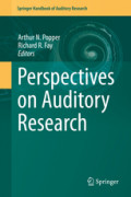 Perspectives on Auditory Research