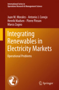 Integrating Renewables in Electricity MarketsOperational Problems /