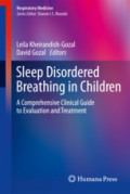Sleep Disordered Breathing in ChildrenA Comprehensive Clinical Guide to Evaluation and Treatment /