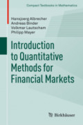 Introduction to Quantitative Methods for Financial Markets