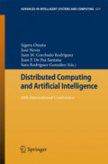 Distributed Computing and Artificial Intelligence10th International Conference /