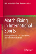 Match-Fixing in International SportsExisting Processes, Law Enforcement, and Prevention Strategies /