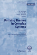 Unifying Themes in Complex Systems VIIProceedings of the Seventh International Conference on Complex Systems /