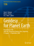 Geodesy for Planet EarthProceedings of the 2009 IAG Symposium, Buenos Aires, Argentina, 31 August 31 - 4 September 2009 /