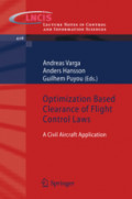 Optimization Based Clearance of Flight Control LawsA Civil Aircraft Application /