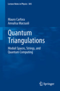 Quantum TriangulationsModuli Spaces, Strings, and Quantum Computing /