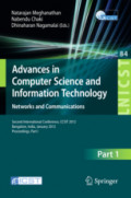 Advances in Computer Science and Information Technology. Networks and CommunicationsSecond International Conference, CCSIT 2012, Bangalore, India, January 2-4, 2012. Proceedings, Part I /
