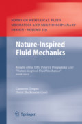Nature-Inspired Fluid MechanicsResults of the DFG Priority Programme 1207 ”Nature-inspired Fluid Mechanics” 2006-2012 /