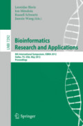 Bioinformatics Research and Applications8th International Symposium, ISBRA 2012, Dallas, TX, USA, May 21-23, 2012. Proceedings /