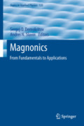 MagnonicsFrom Fundamentals to Applications /