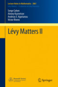 Lévy Matters IIRecent Progress in Theory and Applications: Fractional Lévy Fields, and Scale Functions /