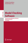 Model Checking Software19th International Workshop, SPIN 2012, Oxford, UK, July 23-24, 2012. Proceedings /