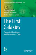 The First GalaxiesTheoretical Predictions and Observational Clues /