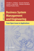 Business System Management and EngineeringFrom Open Issues to Applications /