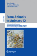 From Animals to Animats 1212th International Conference on Simulation of Adaptive Behavior, SAB 2012, Odense, Denmark, August 27-30, 2012. Proceedings /