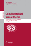 Computational Visual MediaFirst International Conference, CVM 2012, Beijing, China, November 8-10, 2012. Proceedings /