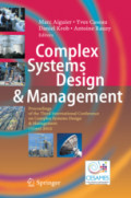 Complex Systems Design & ManagementProceedings of the Third International Conference on Complex Systems Design & Management CSD&M 2012 /