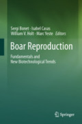 Boar ReproductionFundamentals and New Biotechnological Trends /