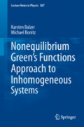 Nonequilibrium Green's Functions Approach to Inhomogeneous Systems