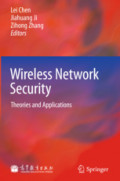 Wireless Network SecurityTheories and Applications /