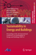 Sustainability in Energy and BuildingsProceedings of the 4th International Conference in Sustainability in Energy and Buildings (SEB´12) /
