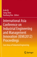 International Asia Conference on Industrial Engineering and Management Innovation (IEMI2012) ProceedingsCore Areas of Industrial Engineering /