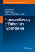 Pharmacotherapy of Pulmonary Hypertension