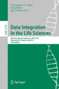 Data Integration in the Life Sciences9th International Conference, DILS 2013, Montreal, QC, Canada, July 11-12, 2013. Proceedings /