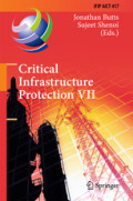 Critical Infrastructure Protection VII7th IFIP WG 11.10 International Conference, ICCIP 2013, Washington, DC, USA, March 18-20, 2013, Revised Selected Papers /