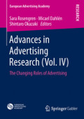 Advances in Advertising Research (Vol. IV)The Changing Roles of Advertising /
